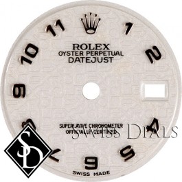 Ladies Rolex Datejust Ivory Jubilee Arabic Dial SS
