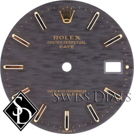 Men's Rolex Date Blue Stick Marker T Swiss T Dial Two-Tone