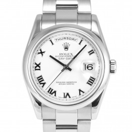 Rolex Day-Date President - 18k White Gold Watch