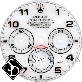 Men's Rolex Daytona White MOP Arabic Dial SS