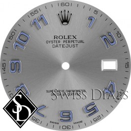 Men's Rolex Datejust II Silver Arabic Numeral Marker Dial SS