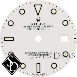 Men's Rolex Explorer II White Index Marker Swiss Made Dial SS