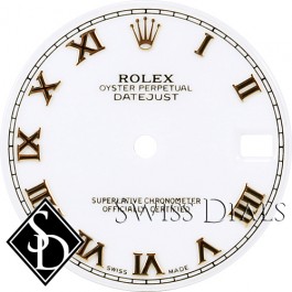 Midsize Rolex Roman Numeral Swiss Made Dial Two-tone