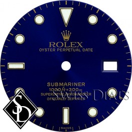 Men's Rolex Submariner Blue Index Marker Swiss Dial Two-Tone