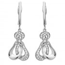 Dangling Sensation Silver Earrings