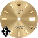 Men's Rolex Date Champagne Stick Marker Dial Two-Tone