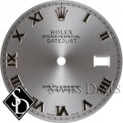 Men's Rolex Rhodium Roman Numeral Dial SS