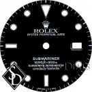 Men's Rolex Submariner Black Index Marker Dial SS